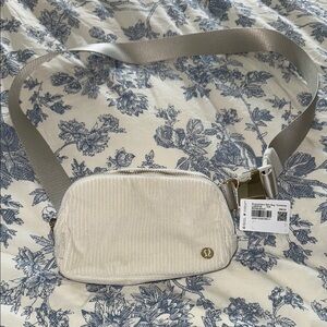 Lululemon Athletica White Compact Crossbody Bag